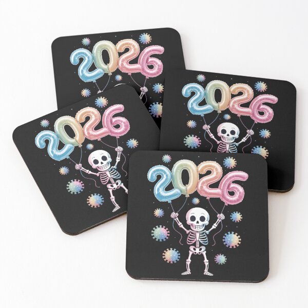 Item preview, Happy New Year 2026 Coquette New Years Skeleton 2026 designed and sold by VENOM0RIOT.