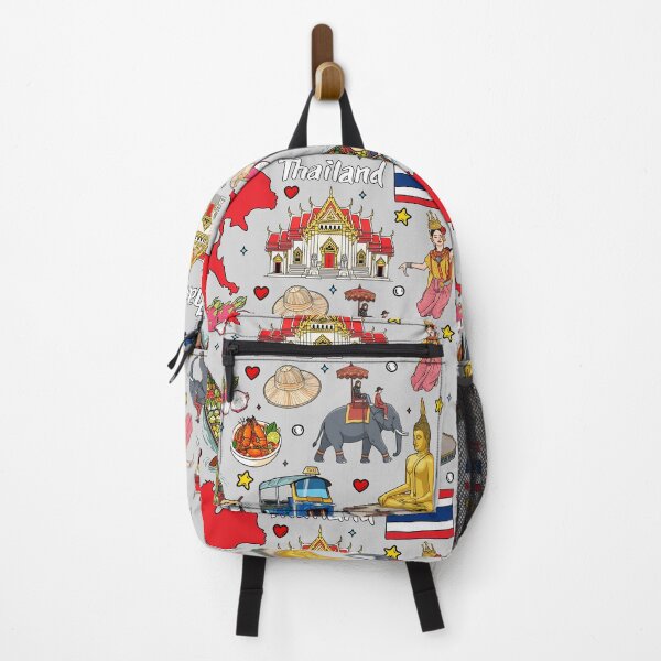 Item preview, Thailand Culture Collage, Iconic Landmarks & Traditions Art designed and sold by mashmosh.