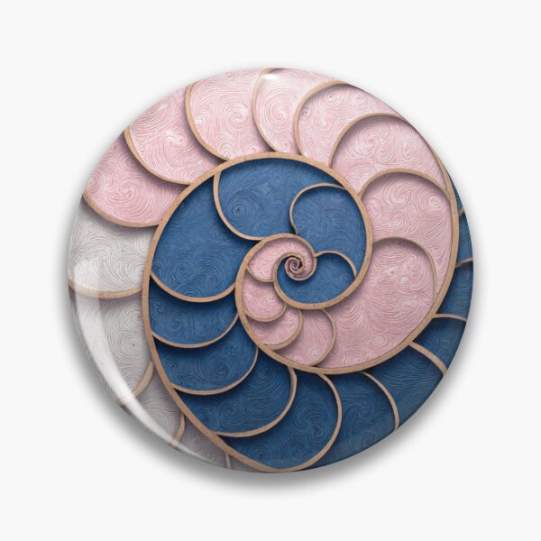 Item preview, New Zealand Māori Paua Pattern Koru Design 610 designed and sold by GrinGalore.