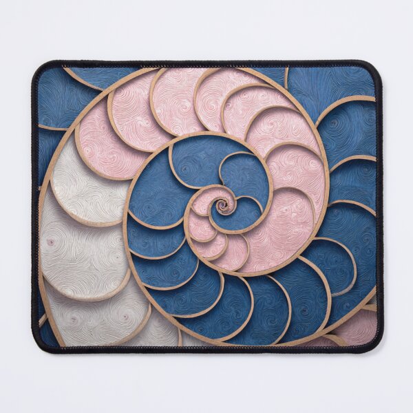 Item preview, New Zealand Māori Paua Pattern Koru Design 610 designed and sold by GrinGalore.