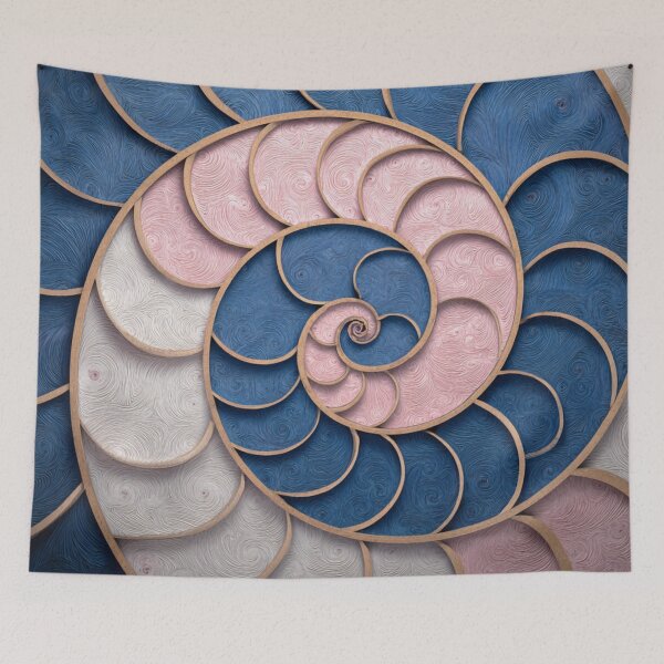 Item preview, New Zealand Māori Paua Pattern Koru Design 610 designed and sold by GrinGalore.