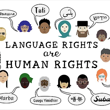 Artwork thumbnail, Language Rights are Human Rights by LinguaCelta