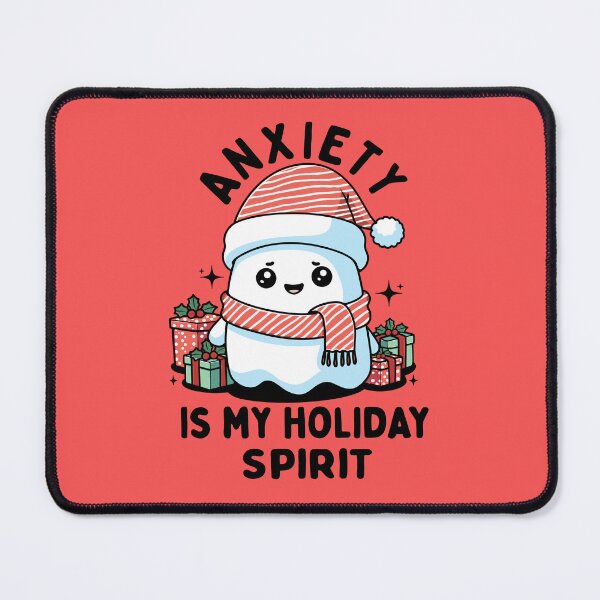 Item preview, Anxiety is my Holiday Spirit Funny Christmas designed and sold by Lorena Tiana.