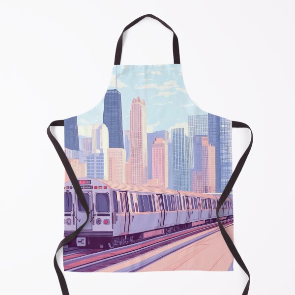 Item preview, Train cruising downtown designed and sold by anytka.