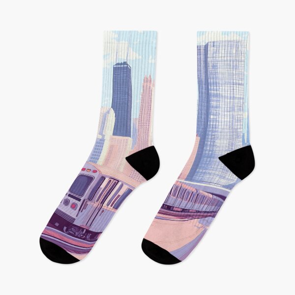 Item preview, Train cruising downtown designed and sold by anytka.