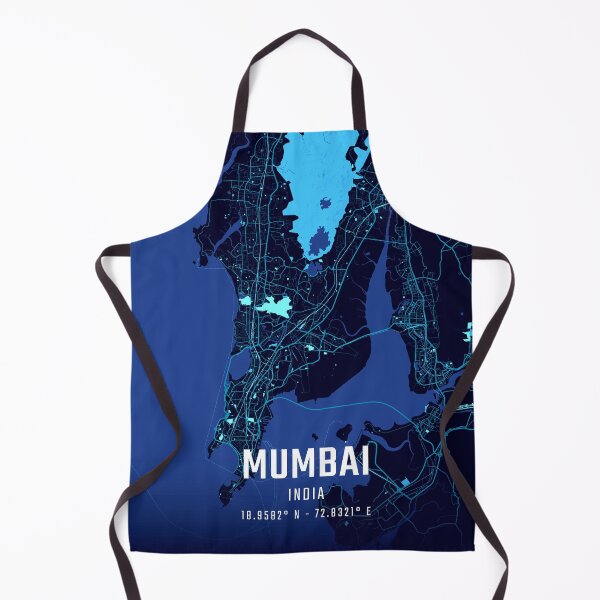 Item preview, Mumbai Midnight City Map designed and sold by HomeLivingCo.