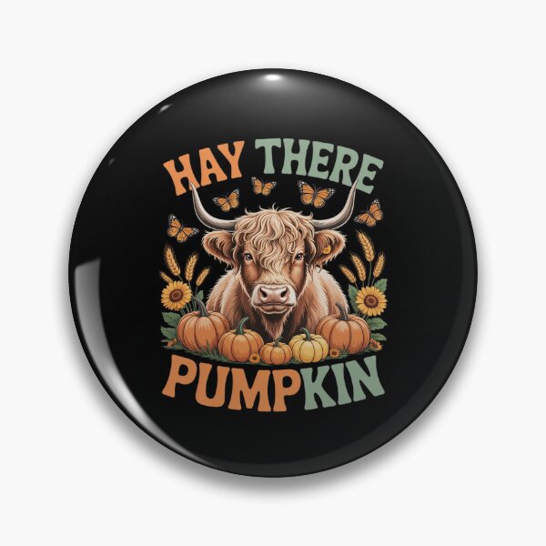 Item preview, Hay There Pumpkin Highland Cow Fall designed and sold by KingsLife1994.