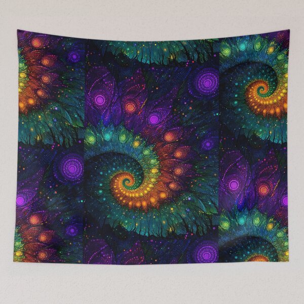 Item preview, Cosmic Fractal Psychedelic designed and sold by bapupa.