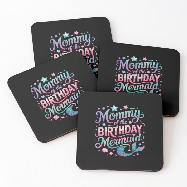Item preview, Mommy Of The Birthday Mermaid Girl Bday Party Squad Family designed and sold by TAYLOROUSDALE.