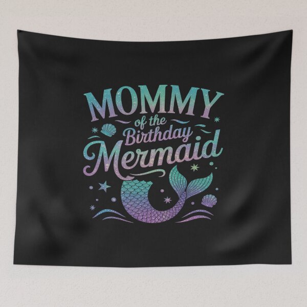 Item preview, Mommy Of The Birthday Mermaid Theme Party Squad Security designed and sold by TAYLOROUSDALE.