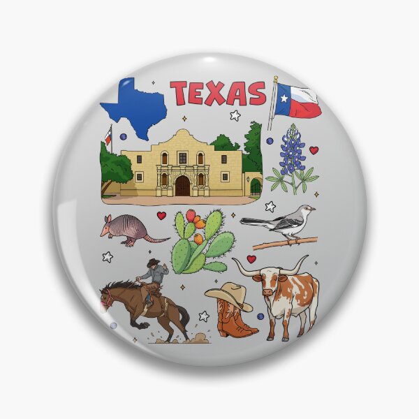 Item preview, Texas Icons Collage, Lone Star State Heritage Design designed and sold by mashmosh.