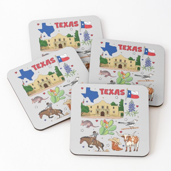 Item preview, Texas Icons Collage, Lone Star State Heritage Design designed and sold by mashmosh.