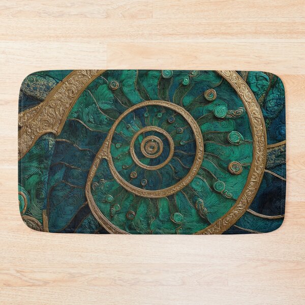 Item preview, New Zealand Māori Paua Pattern Koru Design 612 designed and sold by GrinGalore.