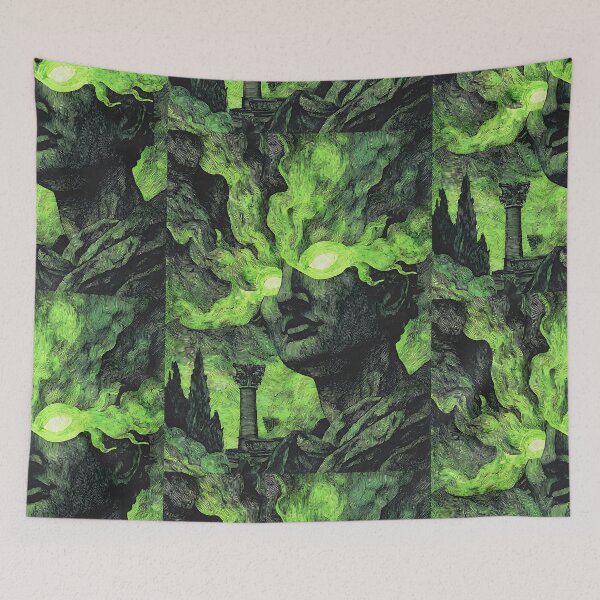 Item preview, Dreamy Green Surrealism designed and sold by bapupa.