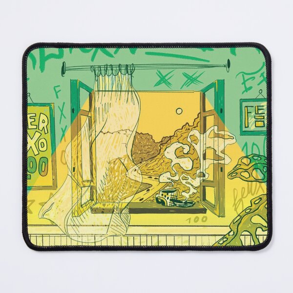 Item preview, Feid – Verde Aesthetic Room Art Illustration designed and sold by Aliyah Niko.