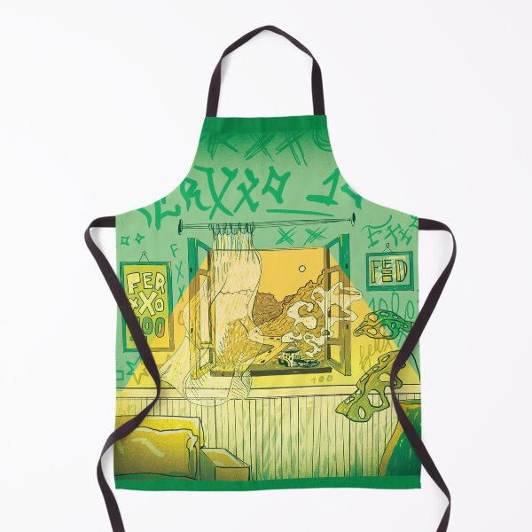 Item preview, Feid – Verde Aesthetic Room Art Illustration designed and sold by Aliyah Niko.