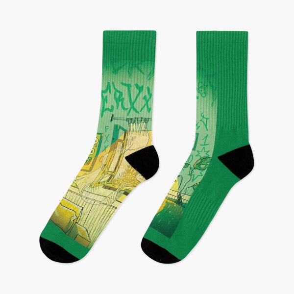Item preview, Feid – Verde Aesthetic Room Art Illustration designed and sold by Aliyah Niko.
