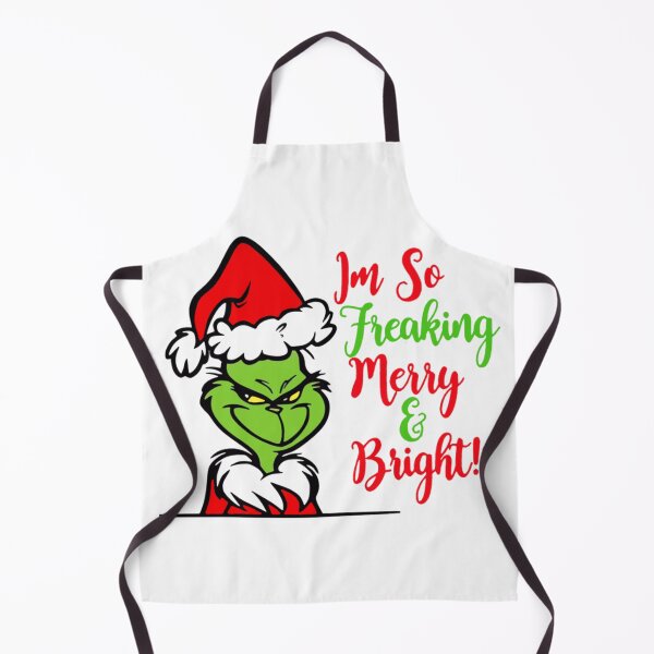 Item preview, Grinch – Merry & Bright Funny Christmas Illustration designed and sold by Aliyah Niko.