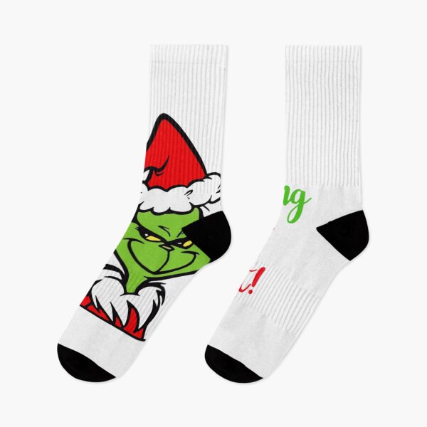Item preview, Grinch – Merry & Bright Funny Christmas Illustration designed and sold by Aliyah Niko.