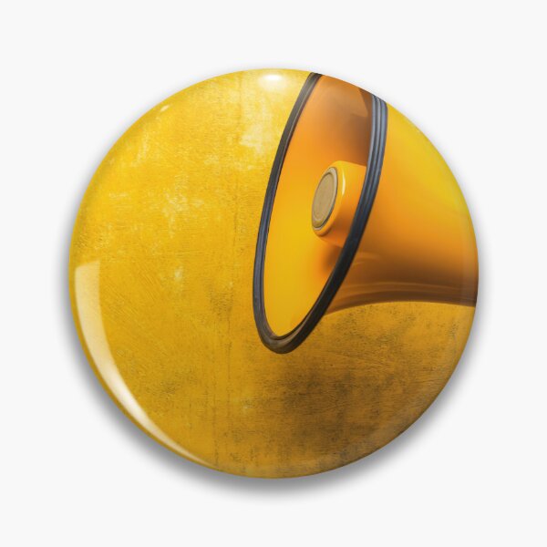 Item preview, Bright yellow megaphone in hand designed and sold by anytka.