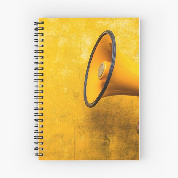 Item preview, Bright yellow megaphone in hand designed and sold by anytka.