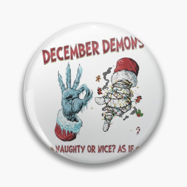 Item preview, DECEMBER DEMONS: Naughty or Nice As If Gothic Christmas Hands designed and sold by zoughlal.