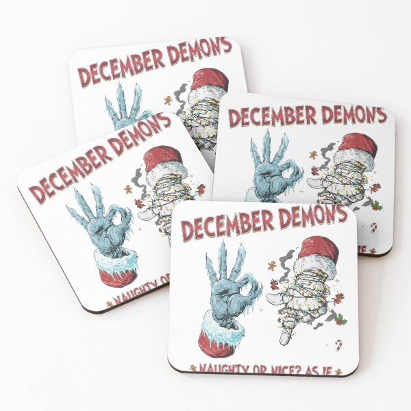 Item preview, DECEMBER DEMONS: Naughty or Nice As If Gothic Christmas Hands designed and sold by zoughlal.