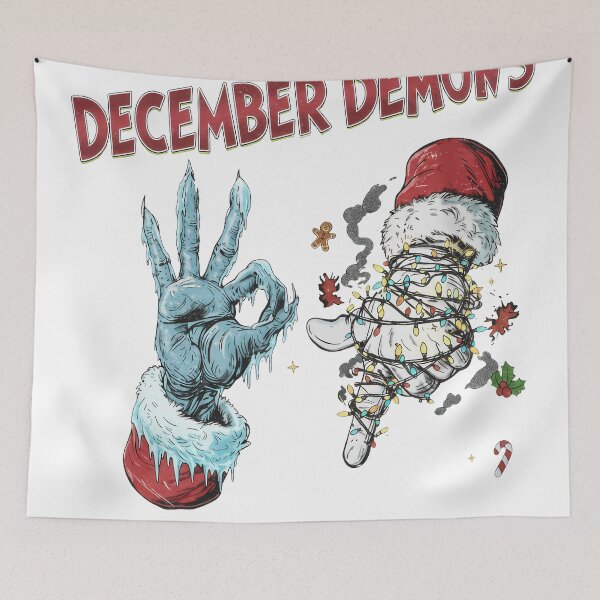 Item preview, DECEMBER DEMONS: Naughty or Nice As If Gothic Christmas Hands designed and sold by zoughlal.