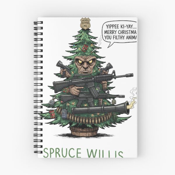 Item preview, SPRUCE WILLIS: Yippee Ki-Yay Armed Christmas Tree designed and sold by zoughlal.