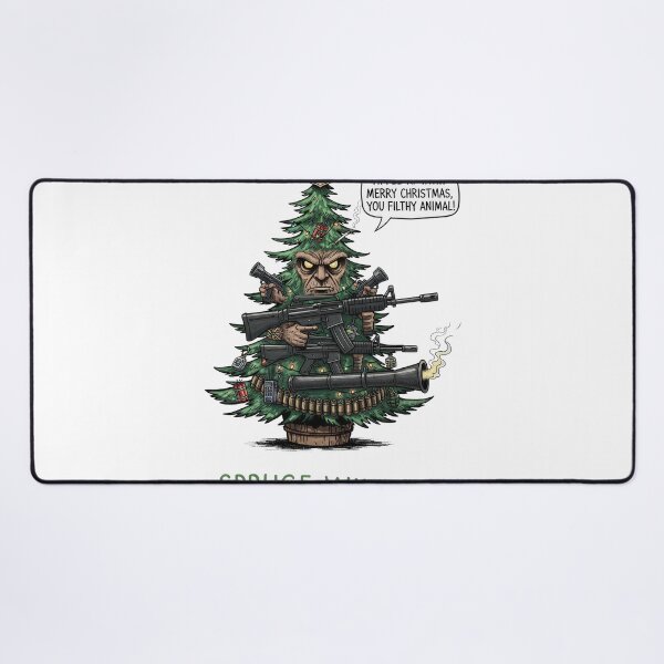 Item preview, SPRUCE WILLIS: Yippee Ki-Yay Armed Christmas Tree designed and sold by zoughlal.