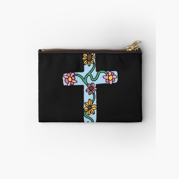 Item preview, Hand-Drawn Floral Cross designed and sold by LR5p6Swuy6.