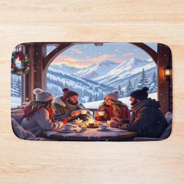 Item preview, Winter Glow - Alpine magic, fireplace light & snow magic – Cozy vibes for your home designed and sold by FotoworldEdel.