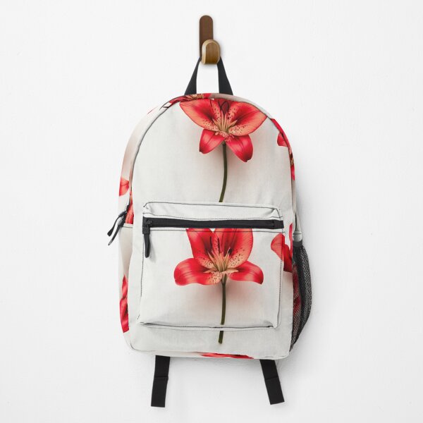 Item preview, Red flowers on white designed and sold by anytka.