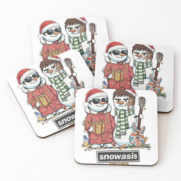 Item preview, SNOWASIS: Britpop Snowmen Union Jack Guitar Parody designed and sold by zoughlal.