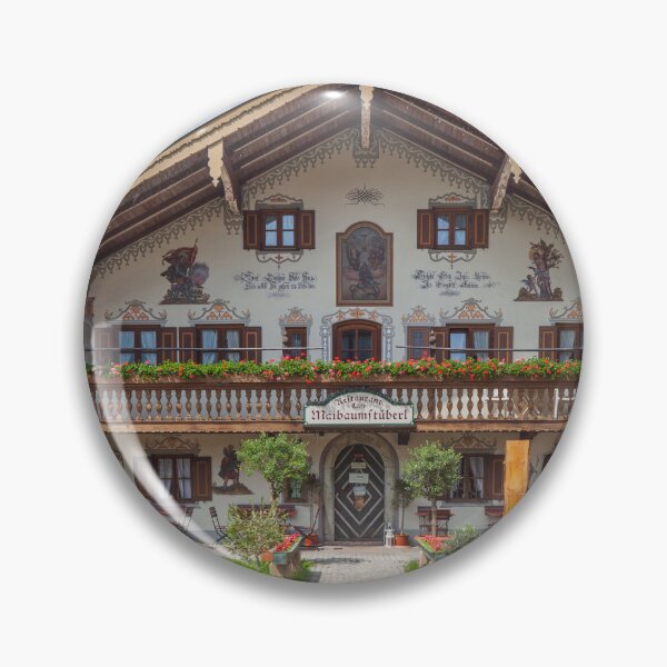 Item preview, Restaurant Maibaumstüberl with Lüftlmalerei (traditional Bavarian painted facades), Ruhpolding, Chiemgau designed and sold by Torsten  Krüger.