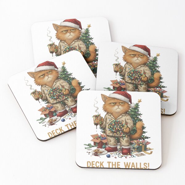 Item preview, DECK THE WALLS: Grumpy Cat Lights, Cookies, and Holiday Burnout designed and sold by zoughlal.