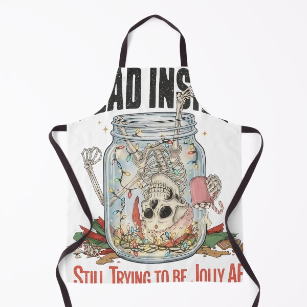 Item preview, DEAD INSIDE: Skeleton in a Jar Jolly AF Christmas Lights designed and sold by zoughlal.