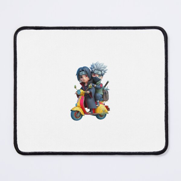 Item preview, Cute Ninja Duo on Scooter | Chibi Style Anime Adventure Art designed and sold by Pandastore14.