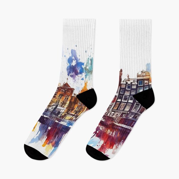 Item preview, Amsterdam's canal house reflections designed and sold by anytka.