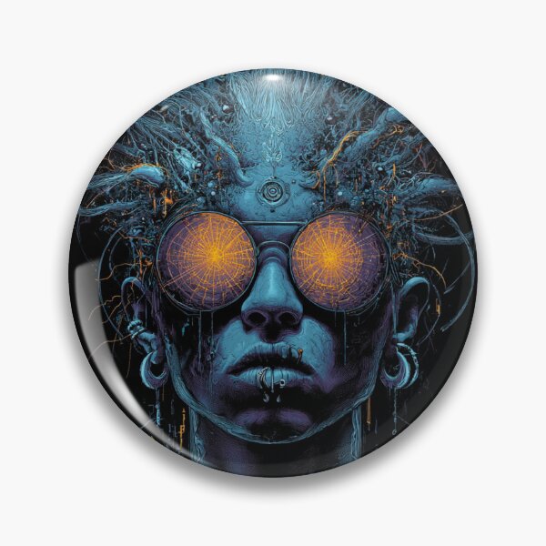 Item preview, Cyber Psychedelic DMT Vision designed and sold by DarkSpaceVibes.