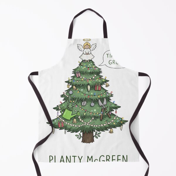 Item preview, PLANTY MCGREEN: Time to Grow Christmas Tree Gardener designed and sold by zoughlal.