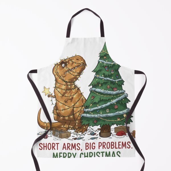 Item preview, SHORT ARMS, BIG PROBLEMS: T-Rex Tangled in Christmas Lights designed and sold by zoughlal.