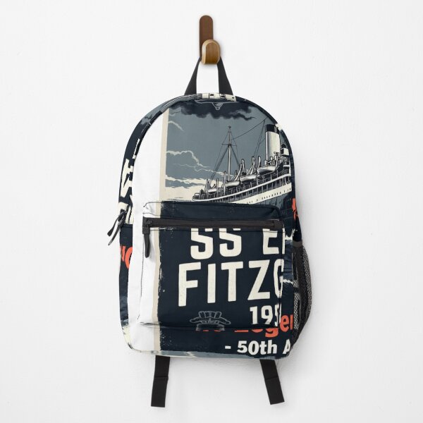 Item preview, SS Edmund Fitzgerald 50th Anniversary Legend Lives On - Vintage Nautical Shipwreck Sticker designed and sold by GeniePixel.