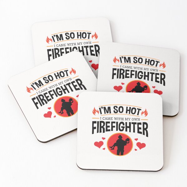 Item preview, I'm So Hot I Came With My Own Firefighter Funny Girlfriend Wife designed and sold by jaygo.