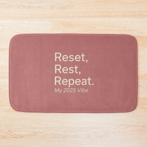 Item preview, Reset Rest Repeat 2025 Vibe, Soft Life Aesthetic Shirt, Cozy Minimalist Gift, Mindful New Years Resolution, Self Care Sweatshirt, Introvert Gift designed and sold by kinany00.
