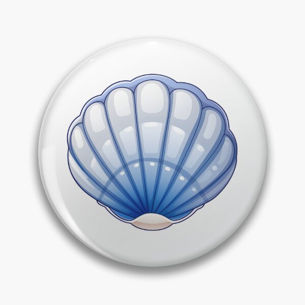 Item preview, Blue Gradient Fan Shell designed and sold by New-School-Wave.