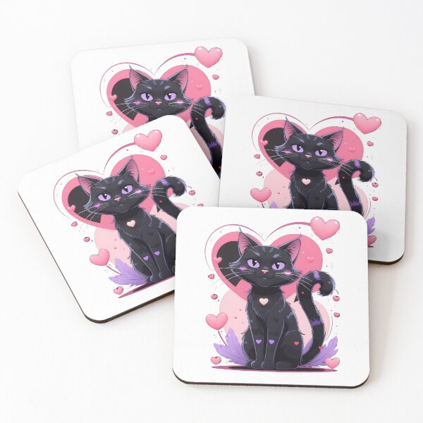 Item preview, You’re Purrfectly Doomed – Gothic Valentine Cat Design designed and sold by LaLi-Designs.