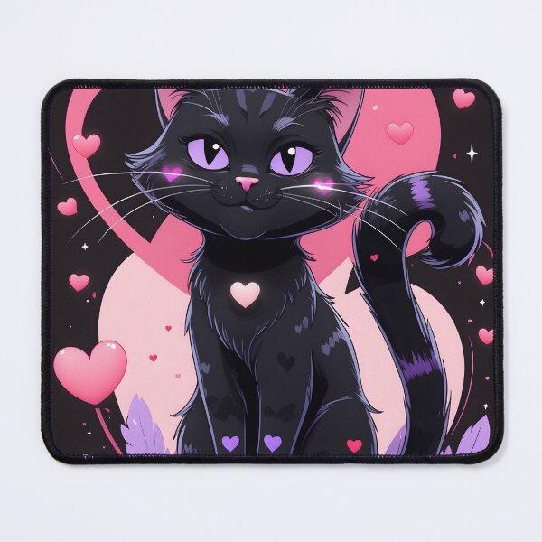 Item preview, You’re Purrfectly Doomed – Gothic Valentine Cat Design designed and sold by LaLi-Designs.