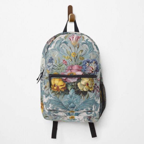 Item preview, Decoupage Vintage Light Blue Flowers Damask 1900 Victorian designed and sold by GrinGalore.