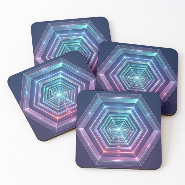 Item preview, Futuristic geometric composition designed and sold by Bionson Art.